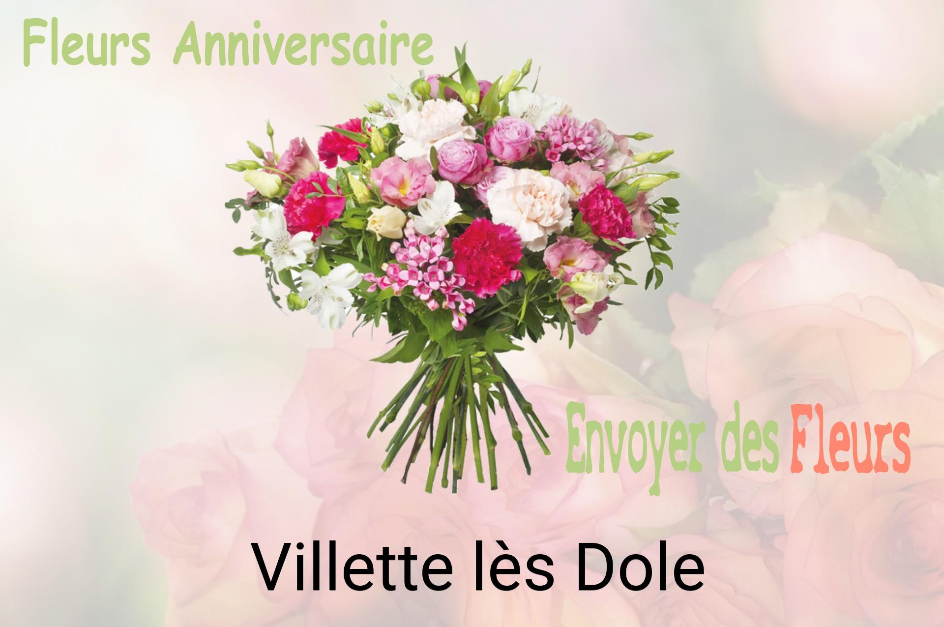 Bouquet de fleurs d’anniversaire livré à Villette-lès-Dole