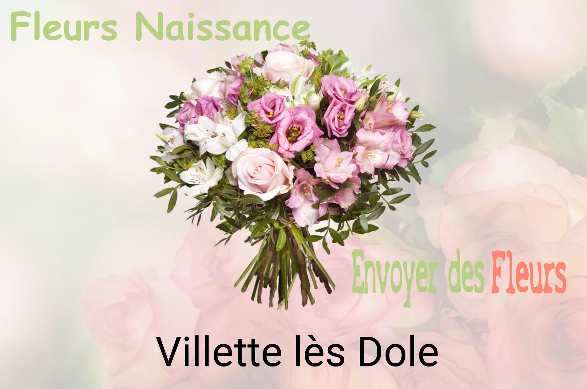 Bouquet de fleurs de naissance livré à Villette-lès-Dole